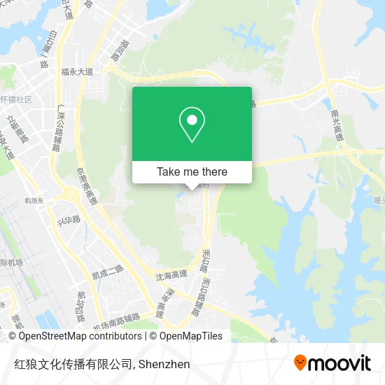 红狼文化传播有限公司 map