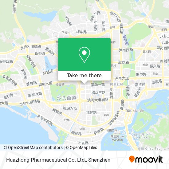 Huazhong Pharmaceutical Co. Ltd. map