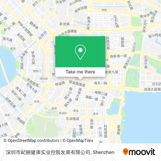 深圳市屺丽健康实业控股发展有限公司 map