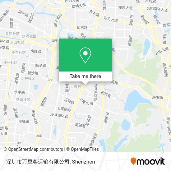 深圳市万里客运输有限公司 map
