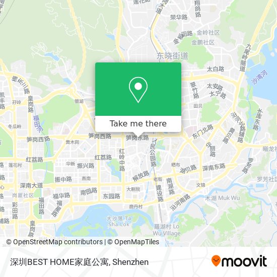 深圳BEST HOME家庭公寓 map
