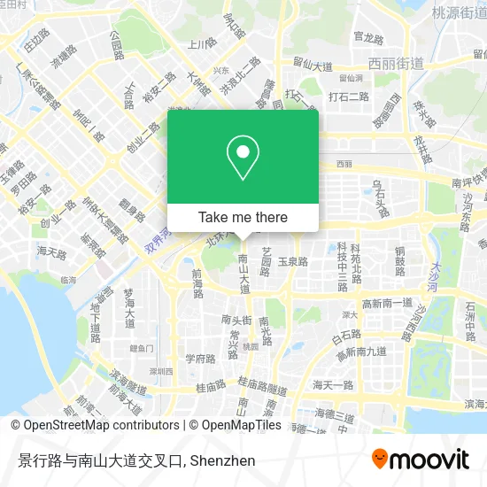 景行路与南山大道交叉口 map