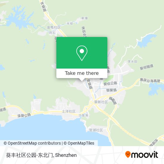 葵丰社区公园-东北门 map