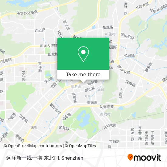 远洋新干线一期-东北门 map