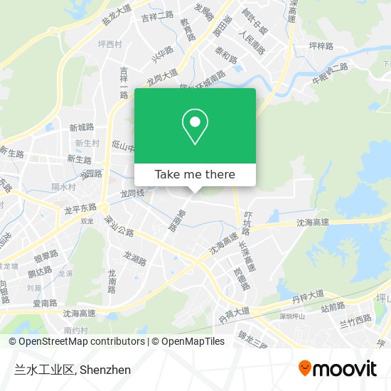 兰水工业区 map