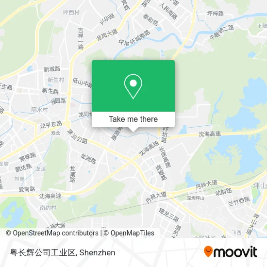 粤长辉公司工业区 map