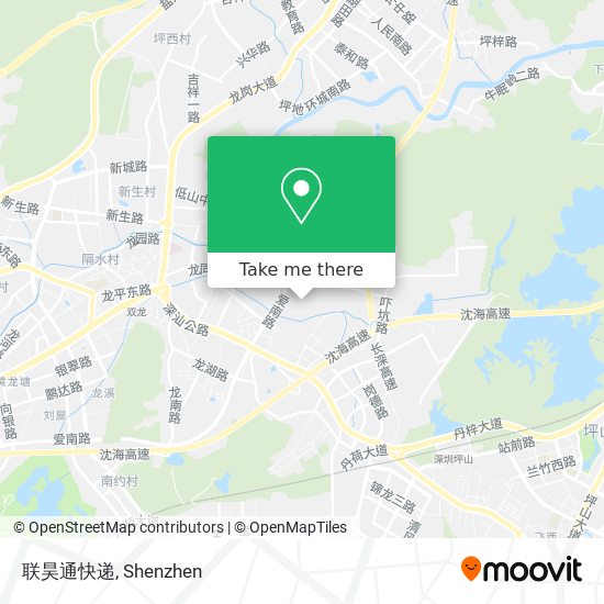 联昊通快递 map