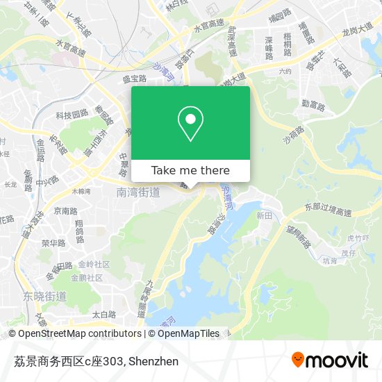 荔景商务西区c座303 map