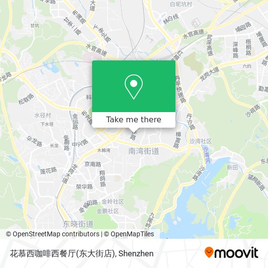 花慕西咖啡西餐厅(东大街店) map