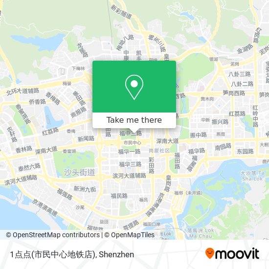 1点点(市民中心地铁店) map