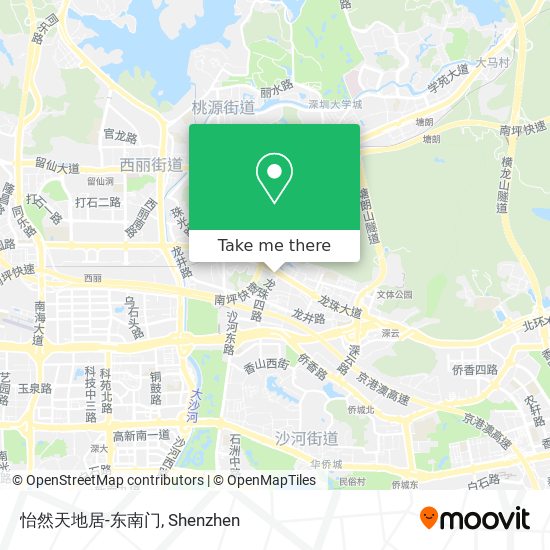 怡然天地居-东南门 map