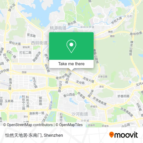 怡然天地居-东南门 map