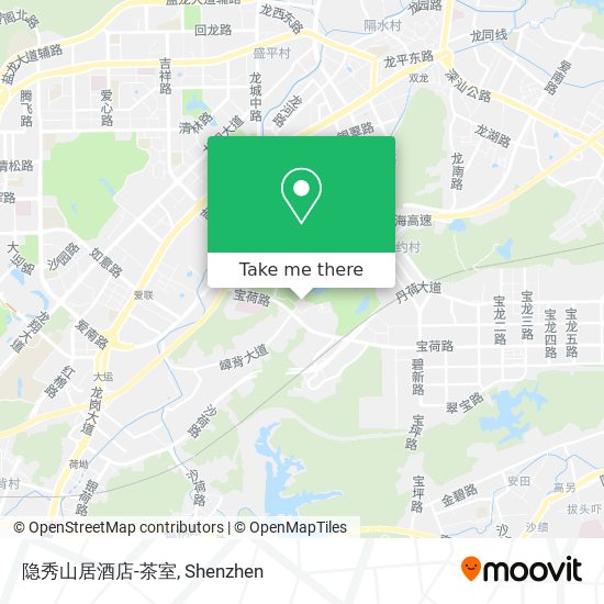隐秀山居酒店-茶室 map