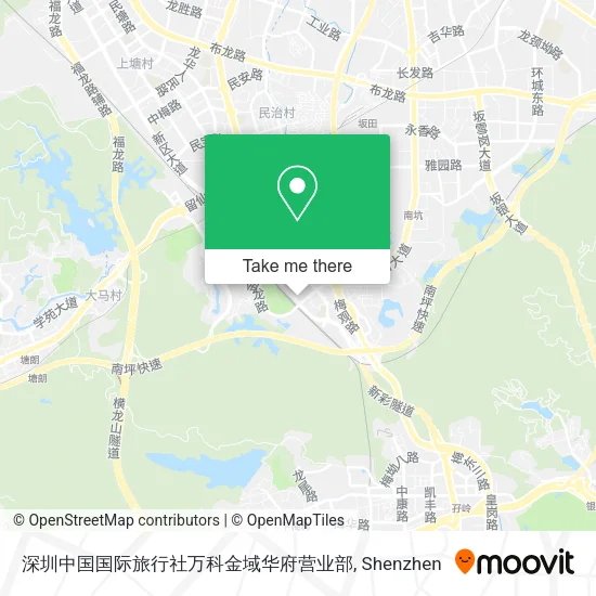 深圳中国国际旅行社万科金域华府营业部 map