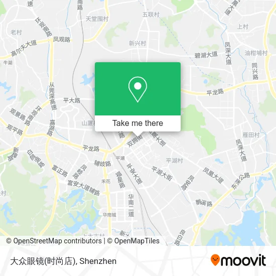 大众眼镜(时尚店) map