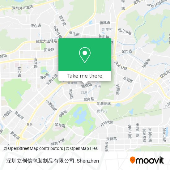 深圳立创信包装制品有限公司 map