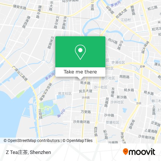 Z Tea庄茶 map