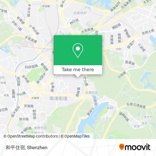 和平住宿 map