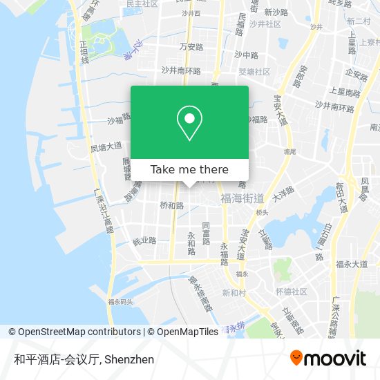 和平酒店-会议厅 map