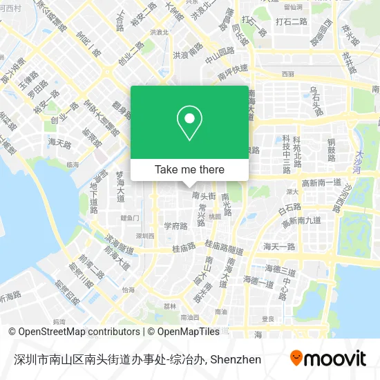 深圳市南山区南头街道办事处-综冶办 map