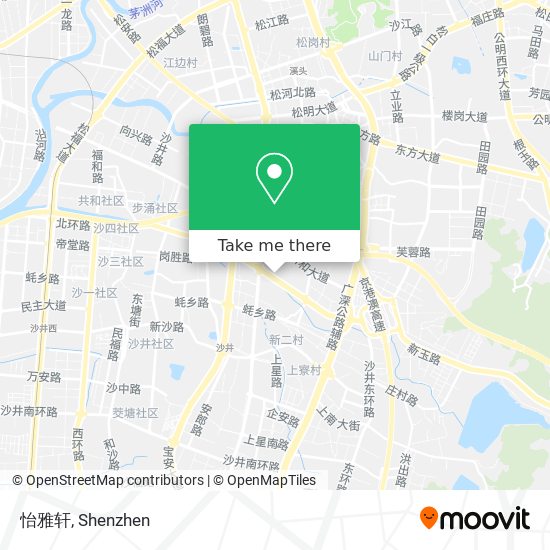 怡雅轩 map
