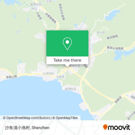 沙鱼涌小渔村 map
