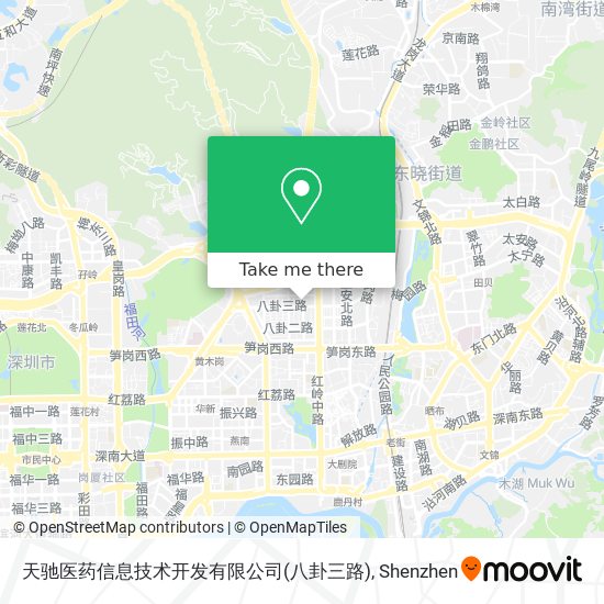 天驰医药信息技术开发有限公司(八卦三路) map