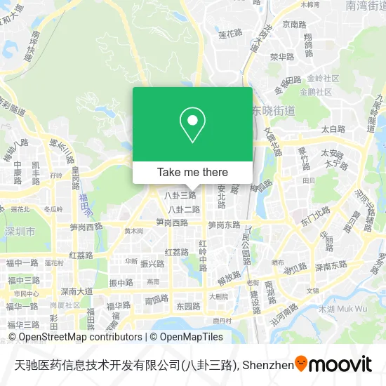 天驰医药信息技术开发有限公司(八卦三路) map