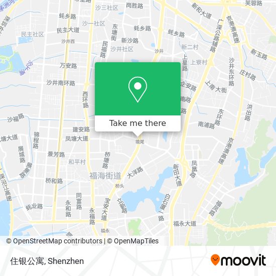 住银公寓 map