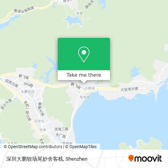 深圳大鹏较场尾妙舍客栈 map