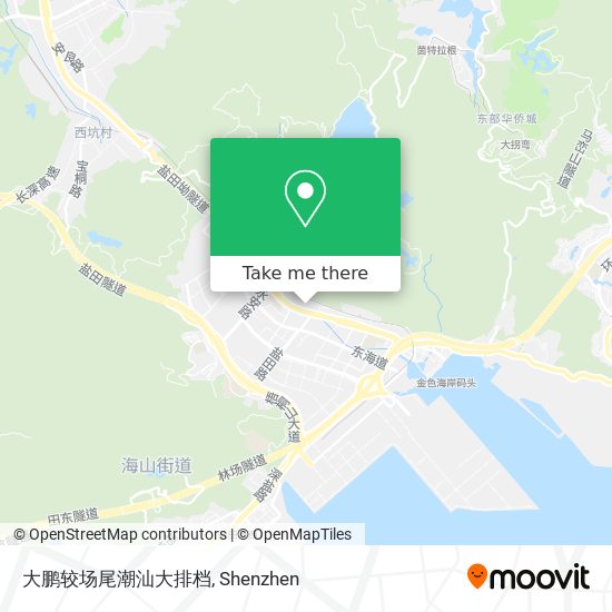 大鹏较场尾潮汕大排档 map