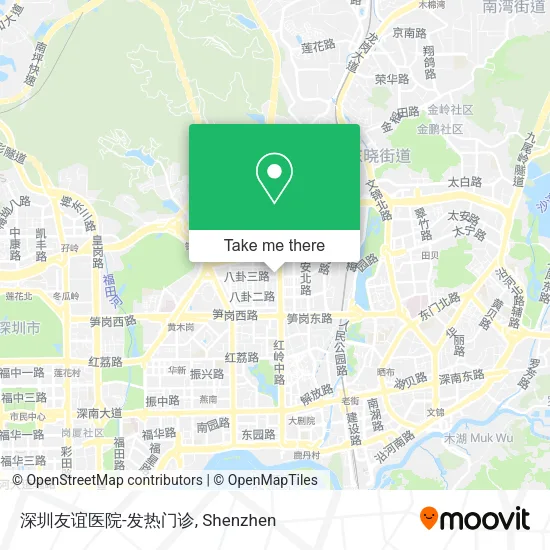 深圳友谊医院-发热门诊 map