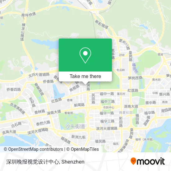 深圳晚报视觉设计中心 map