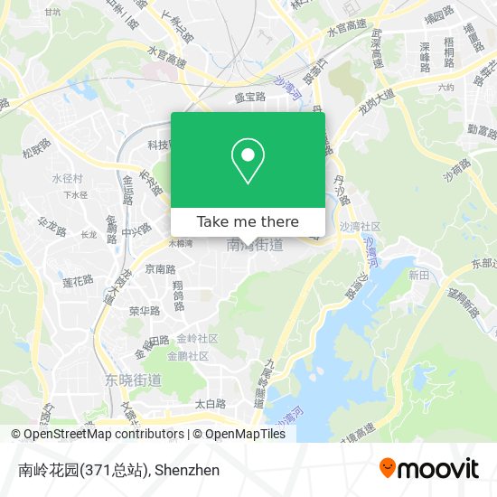南岭花园(371总站) map