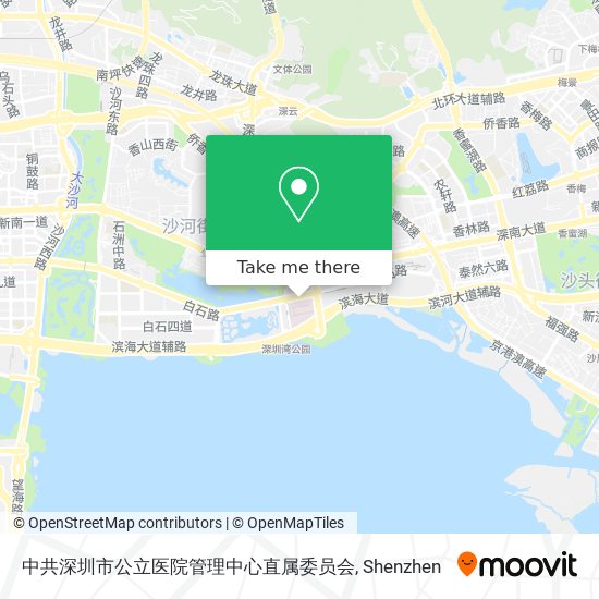 中共深圳市公立医院管理中心直属委员会 map