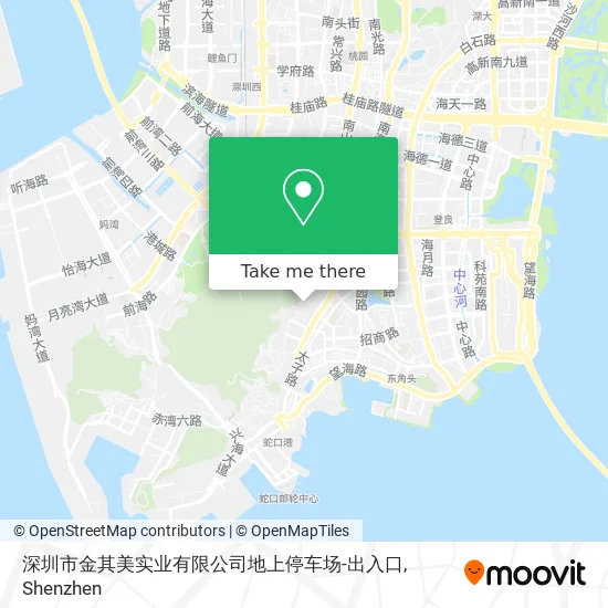 深圳市金其美实业有限公司地上停车场-出入口 map