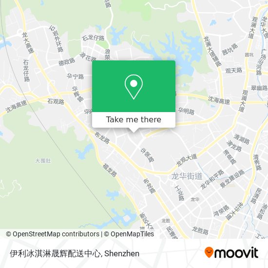 伊利冰淇淋晟辉配送中心 map
