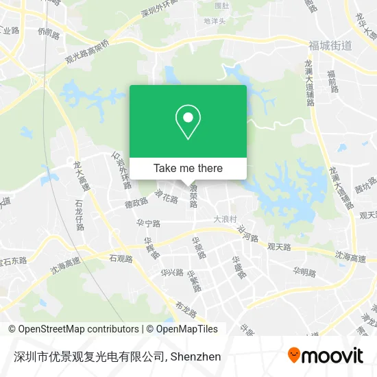 深圳市优景观复光电有限公司 map