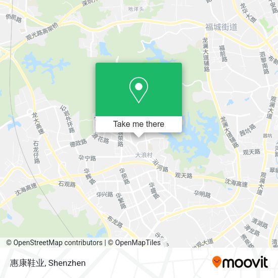 惠康鞋业 map