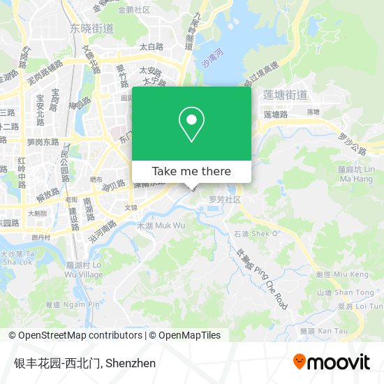 银丰花园-西北门 map