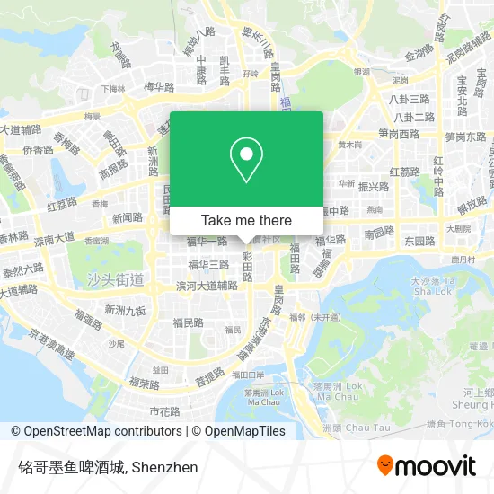 铭哥墨鱼啤酒城 map