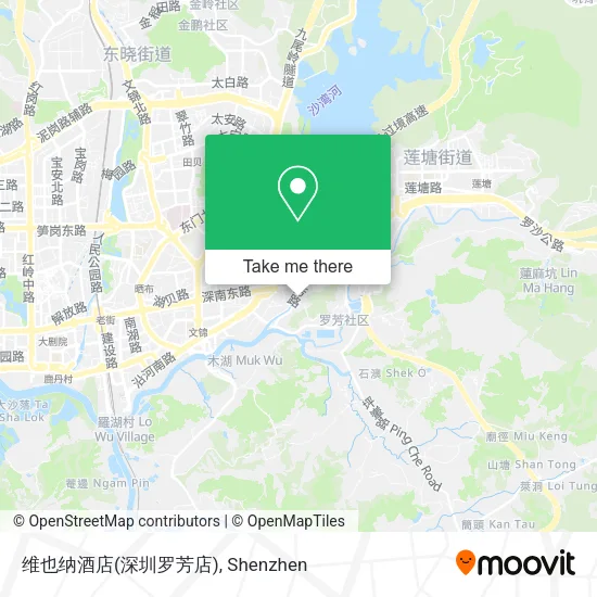 维也纳酒店(深圳罗芳店) map