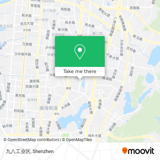 九八工业区 map
