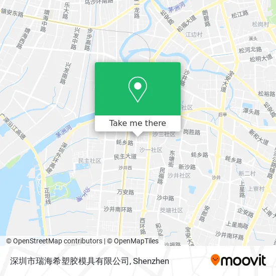 深圳市瑞海希塑胶模具有限公司 map