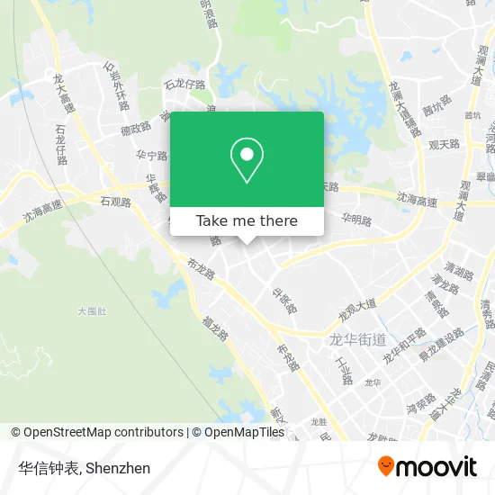 华信钟表 map