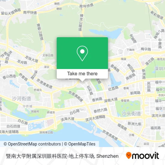 暨南大学附属深圳眼科医院-地上停车场 map
