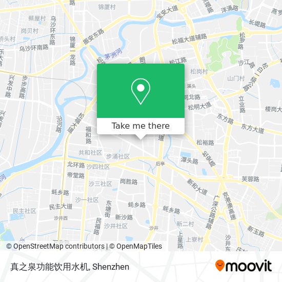 真之泉功能饮用水机 map