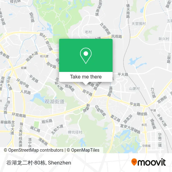 谷湖龙二村-80栋 map