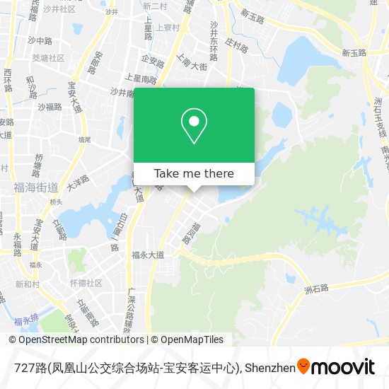 727路(凤凰山公交综合场站-宝安客运中心) map