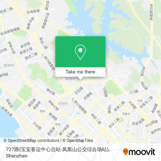 727路(宝安客运中心总站-凤凰山公交综合场站) map